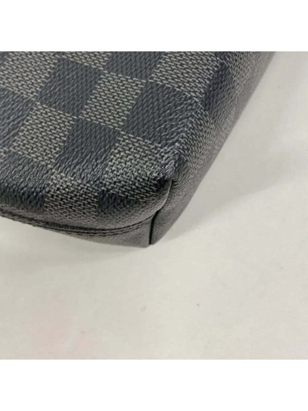 Louis Vuitton Shoulder Bag Damier Graphite Mick PM Black